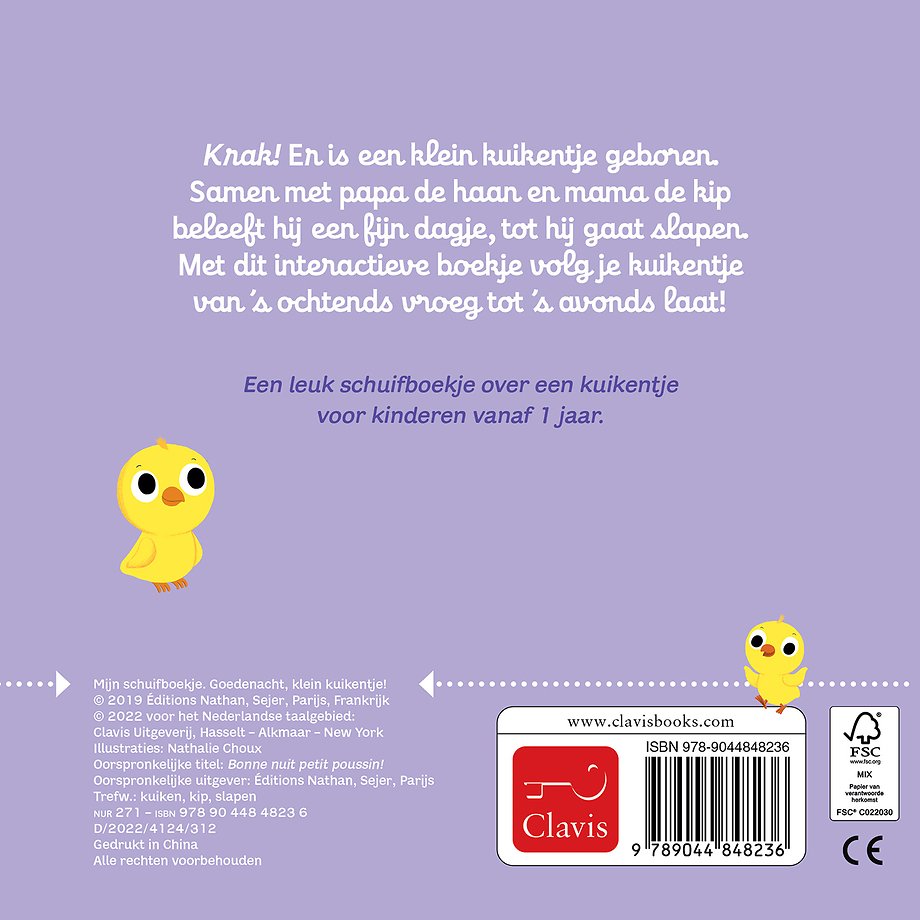 Goedenacht, klein kuikentje!