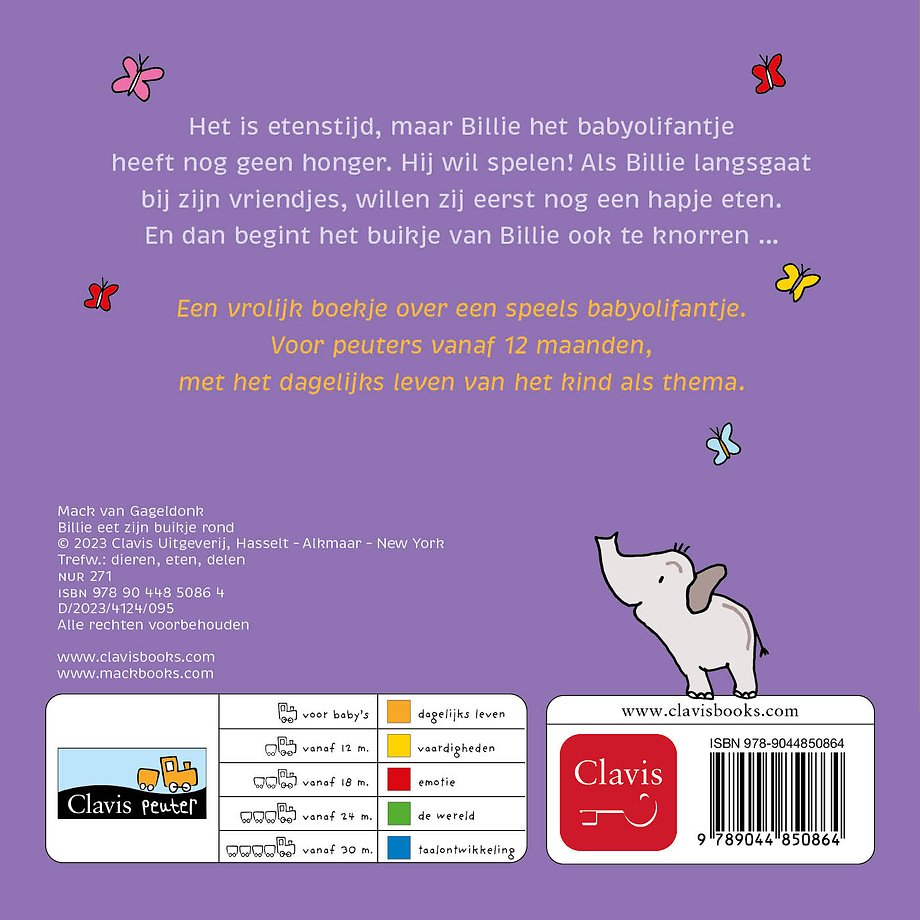 Billie eet zijn buikje rond