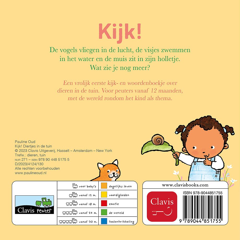 Kijk! Diertjes in de tuin