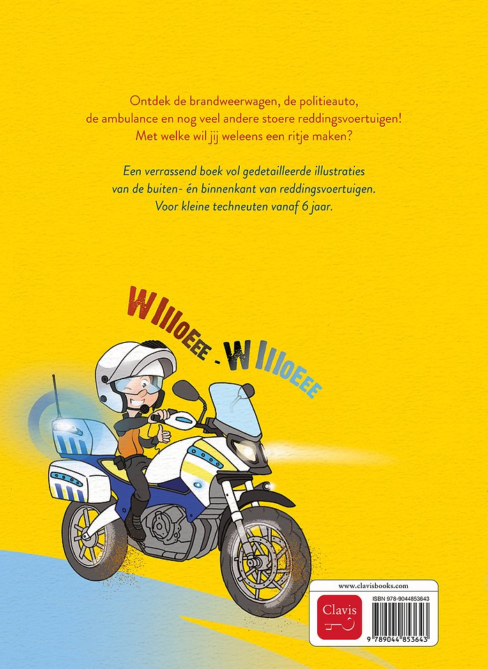Reddingsvoertuigen vanbinnen en vanbuiten