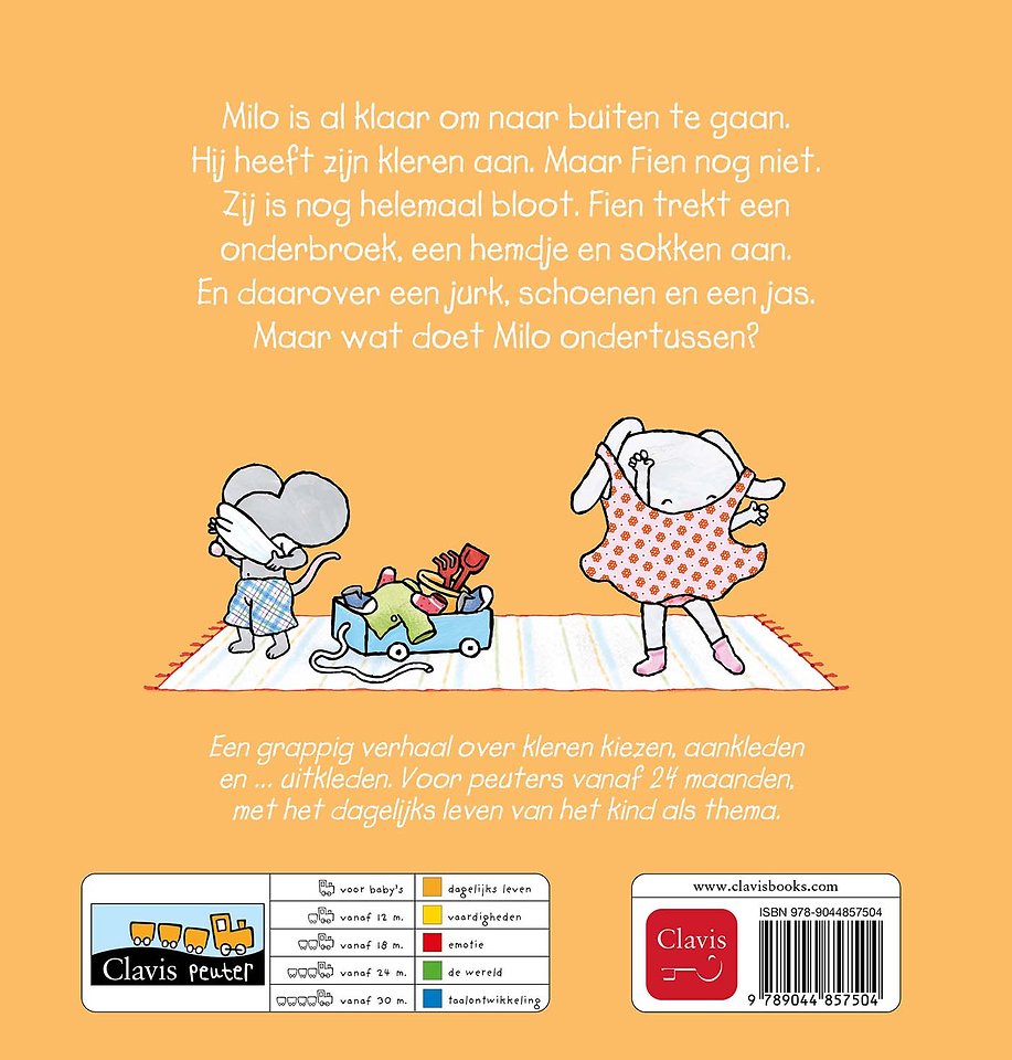 Aankleden met Fien en Milo