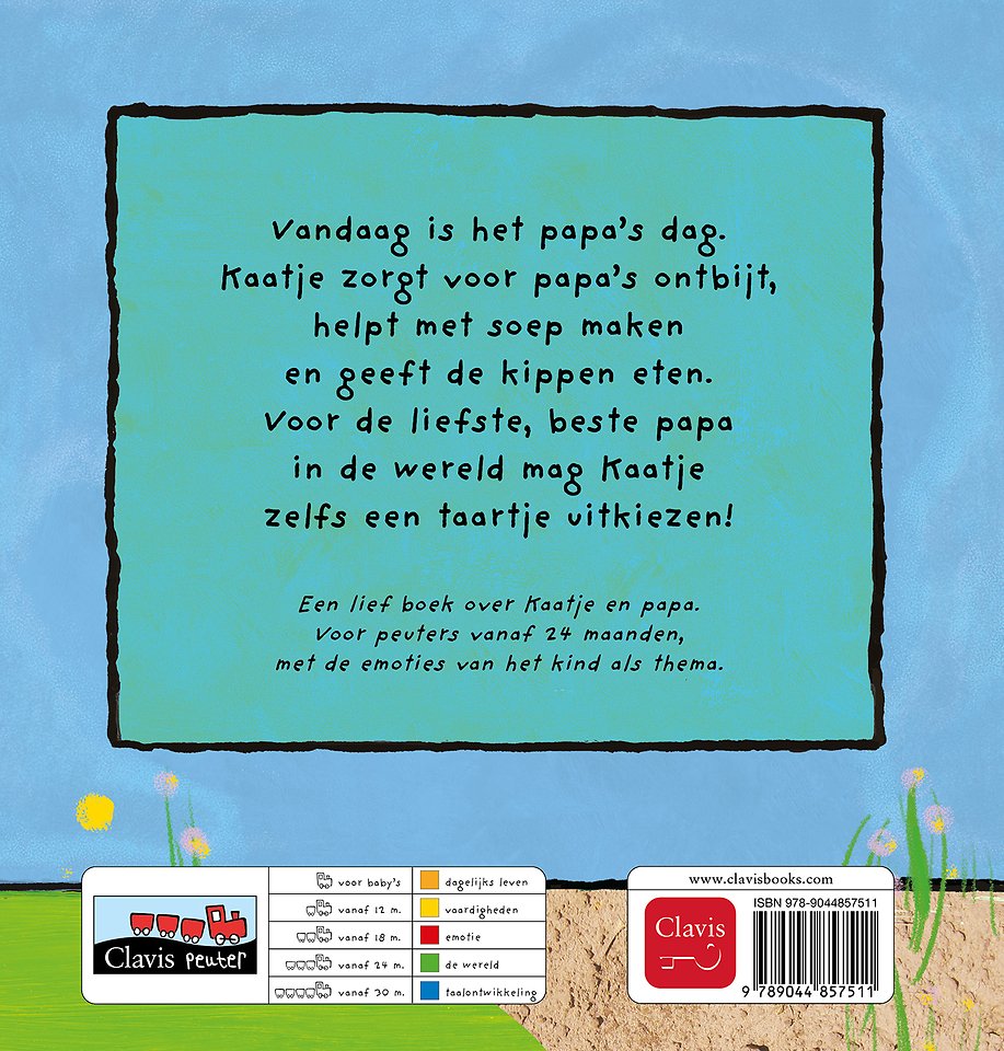 Kaatje viert papa