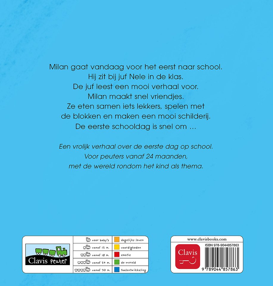 De eerste schooldag van Milan
