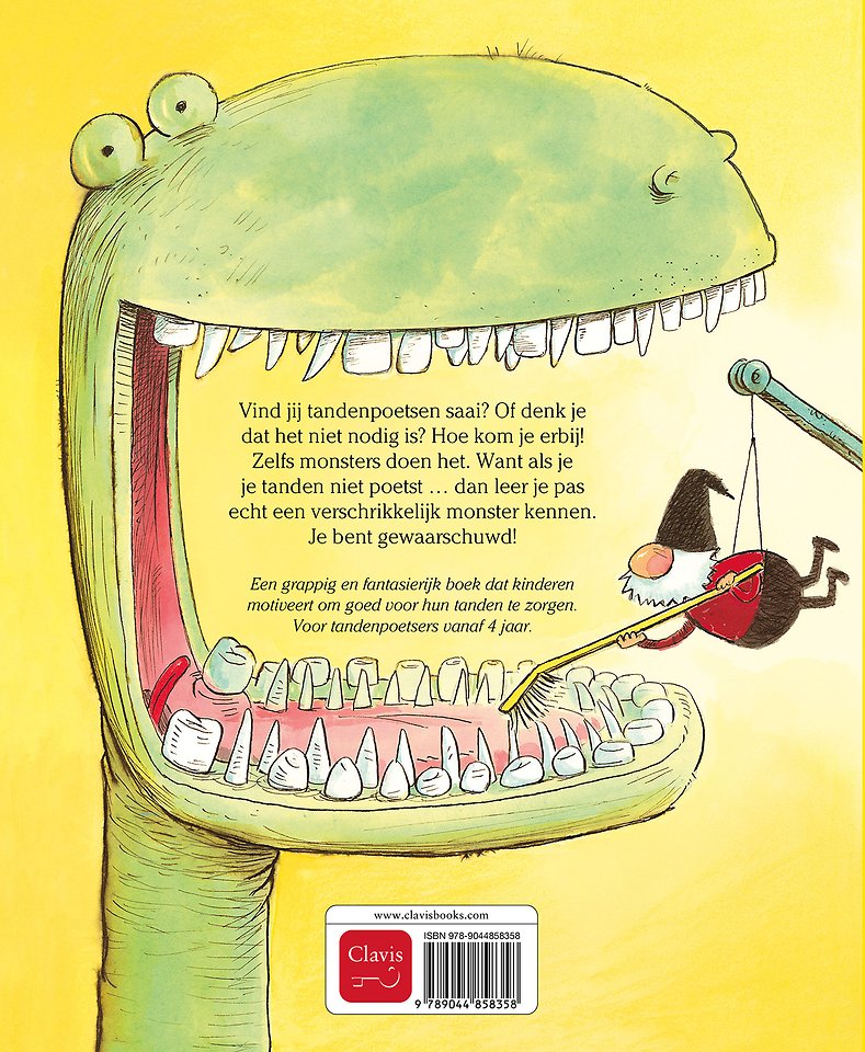 Zelfs monsters poetsen hun tanden