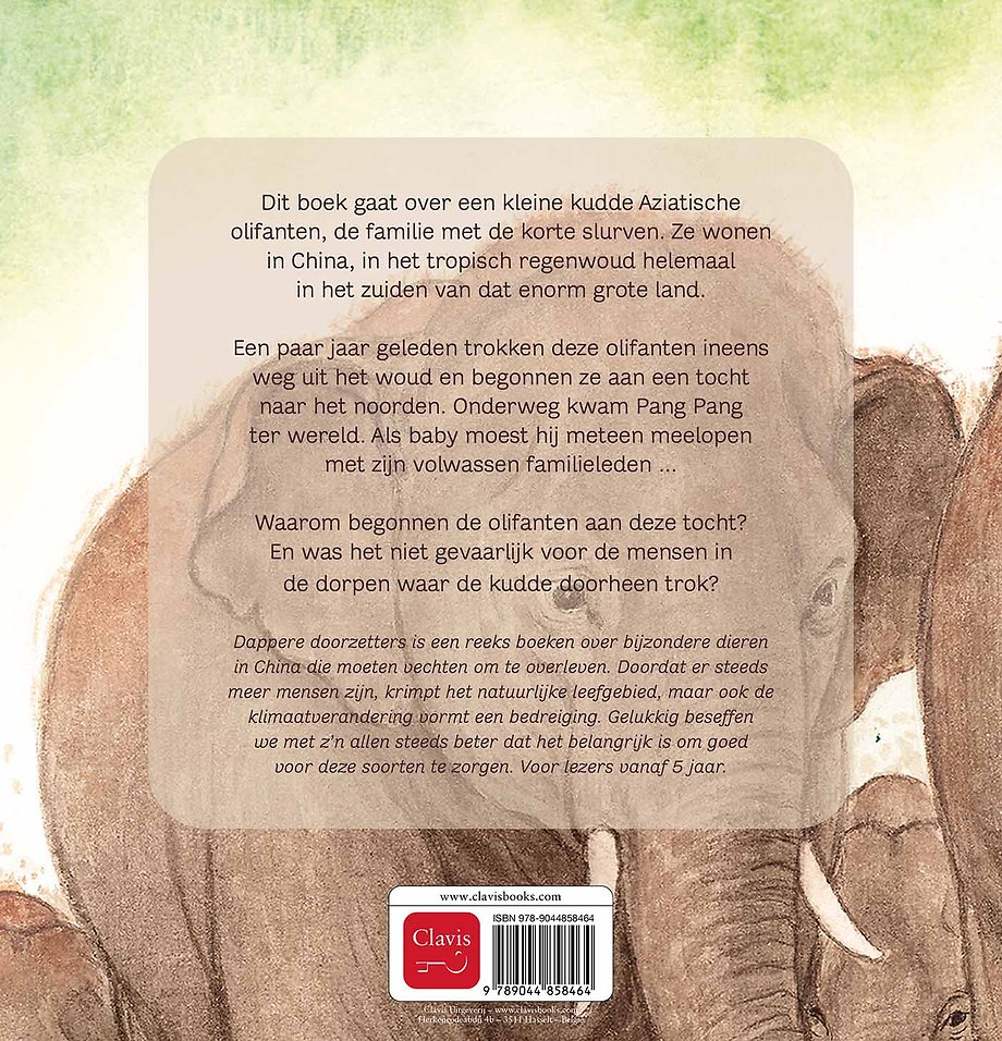 De Aziatische olifant. Zet 'm op, Pang Pang!