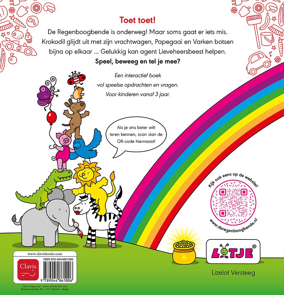 De Regenboogbende in het verkeer