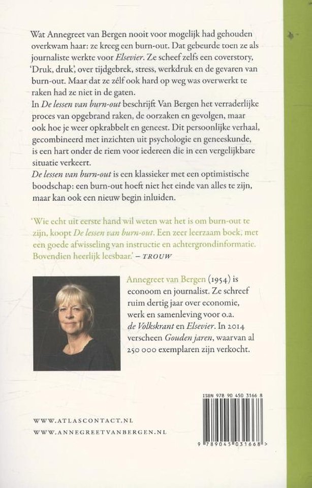 De lessen van burn-out