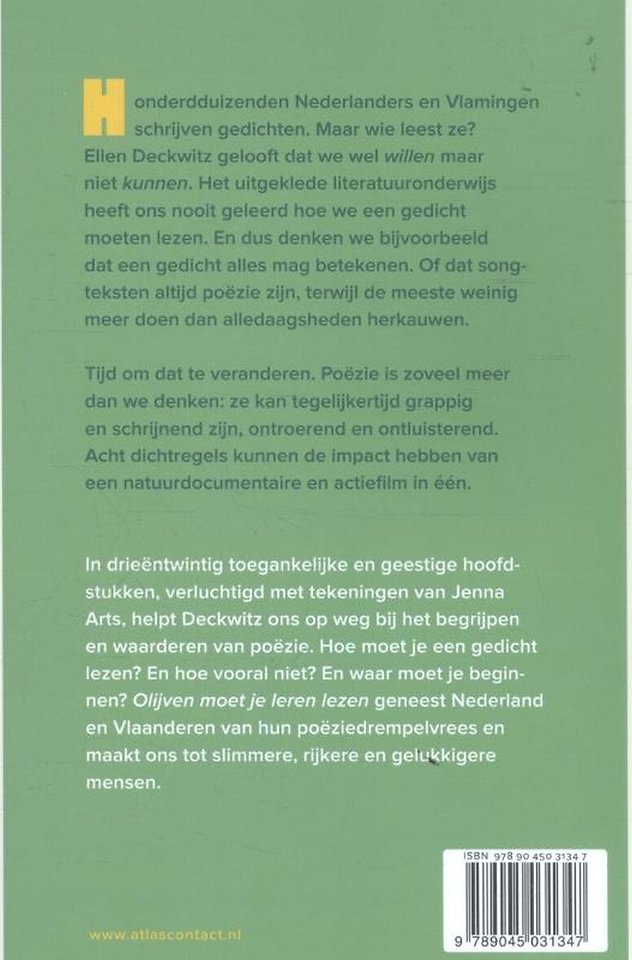 Olijven moet je leren lezen