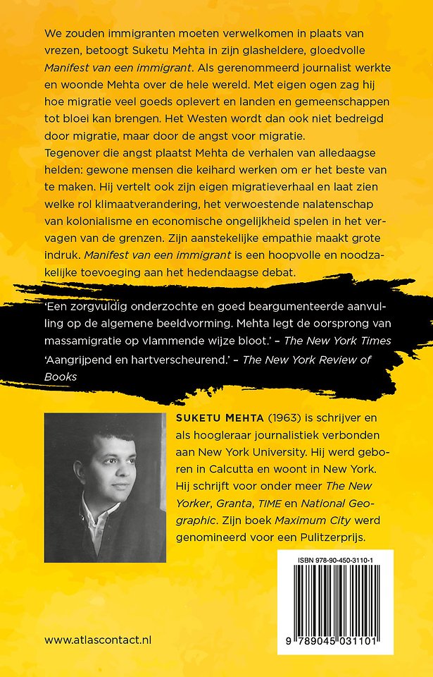 Manifest van een immigrant