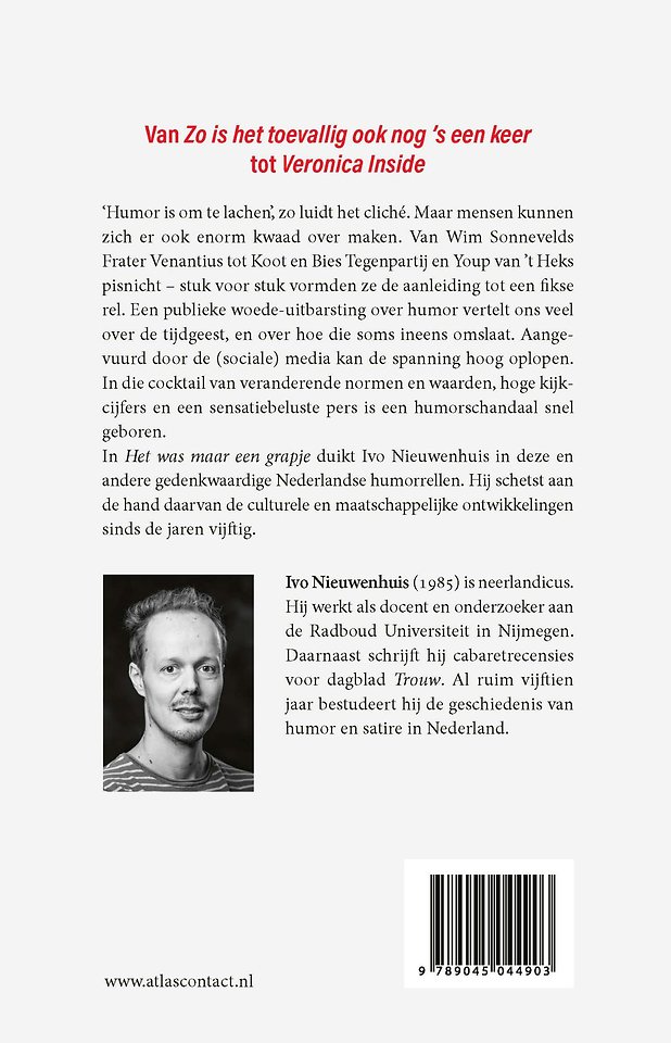 Het was maar een grapje