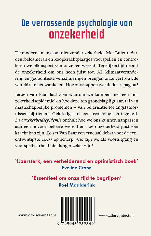 De onzekerheidsepidemie