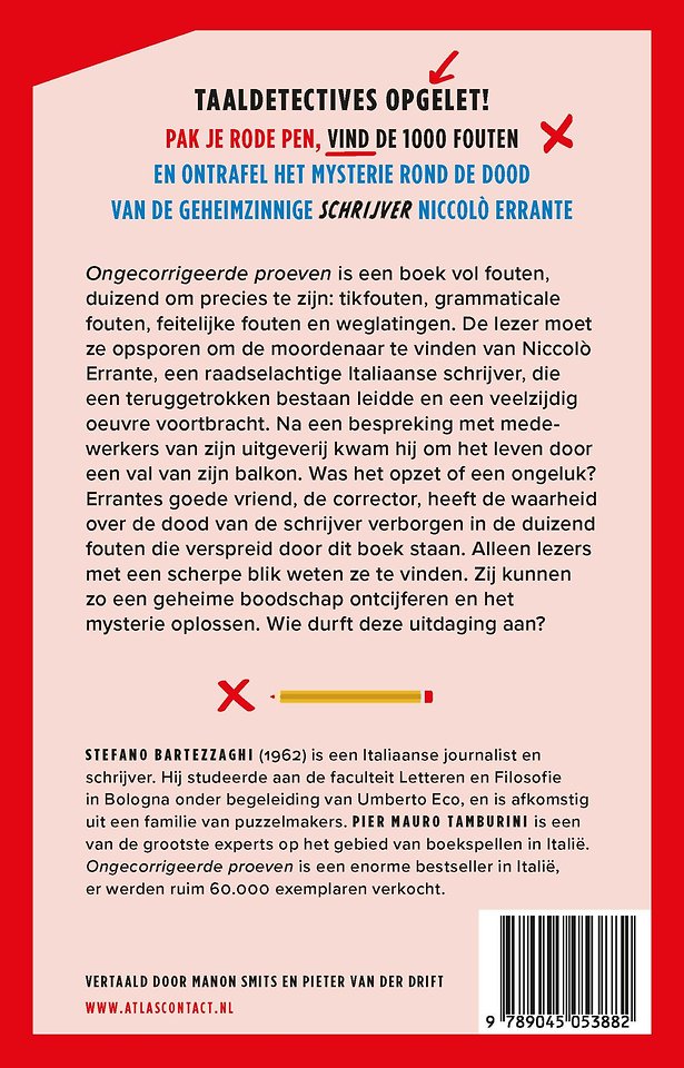Ongecorrigeerde proeven