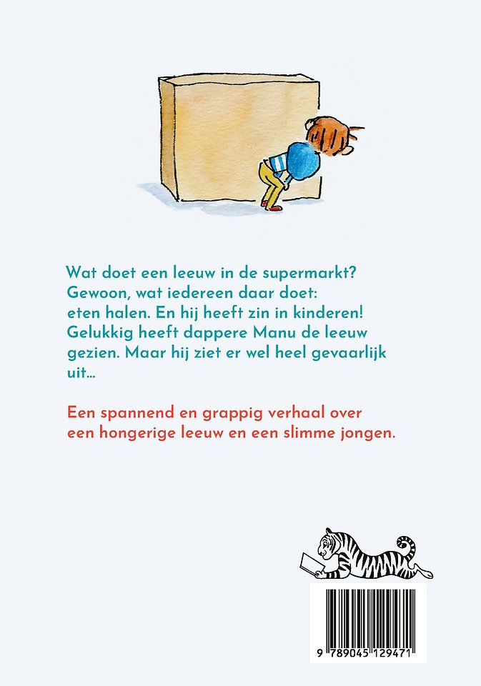 Een leeuw in de supermarkt