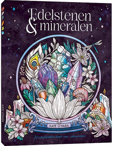 Edelstenen & mineralen kleurboek