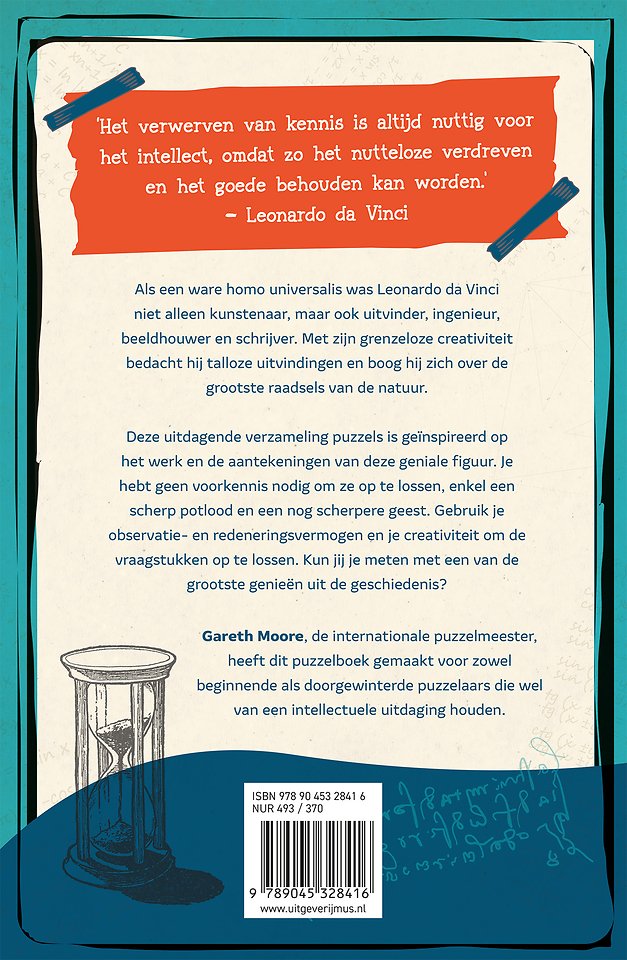 Mr. Brein Leonardo Da Vinci puzzelboek