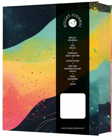 MUS Bullet Journal Yellow Wave