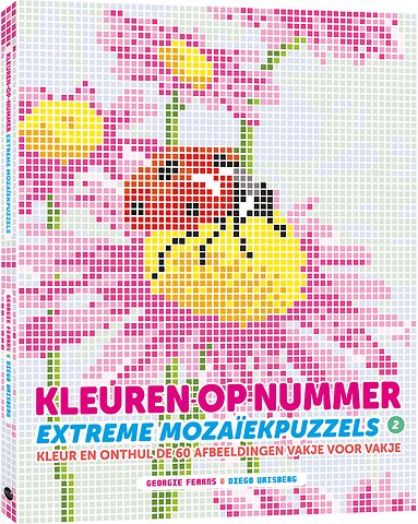 Kleuren-op-nummer: extreme mozaïekpuzzels 2