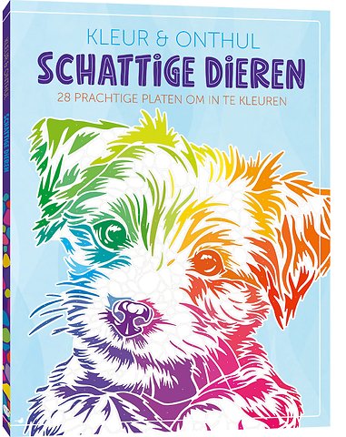 Kleur & Onthul: Schattige Dieren