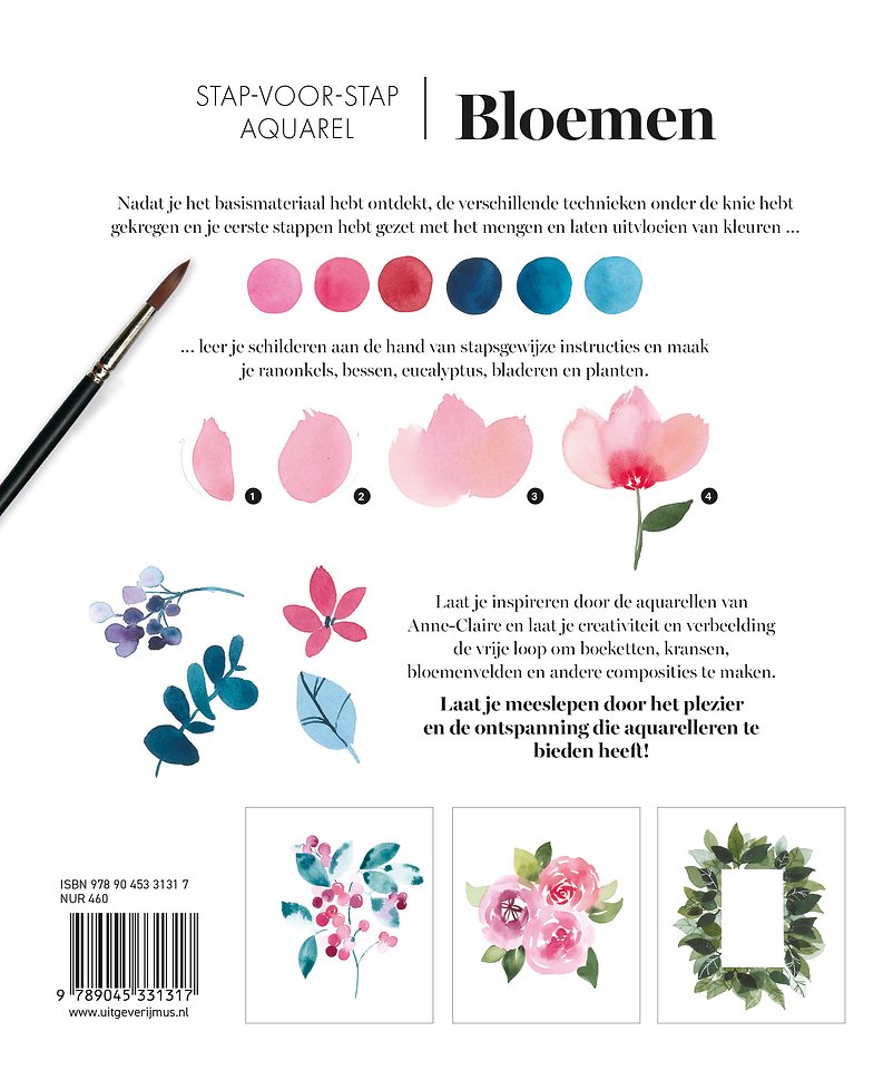 Stap-voor-stap aquarel: Bloemen