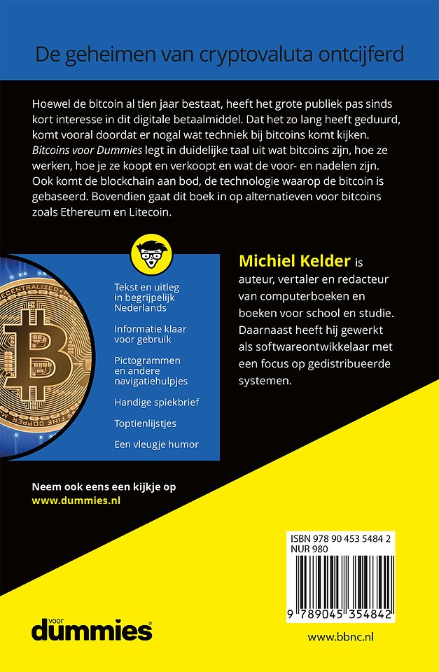 Bitcoins voor Dummies