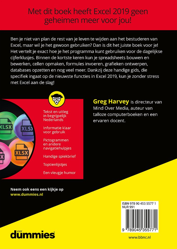 Microsoft Excel 2019 voor Dummies
