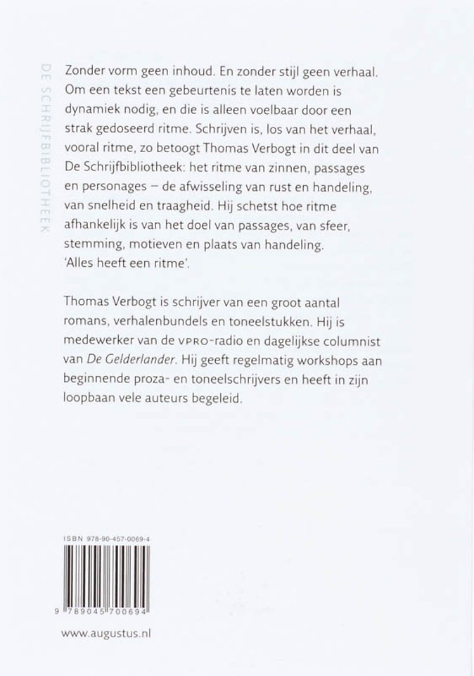 Schrijven is ritme