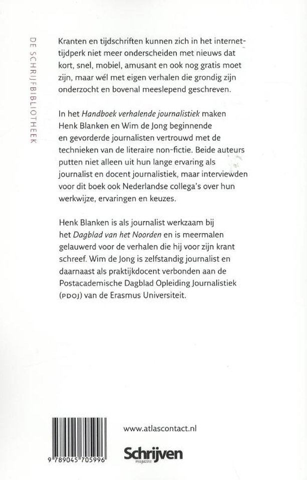 Handboek verhalende journalistiek