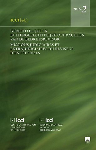 Gerechtelijke en buitengerechtelijke opdrachten van de bedrijfsrevisor 2016-2