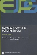 European Journal of Policing Studies