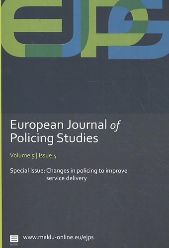 European Journal of Policing Studies