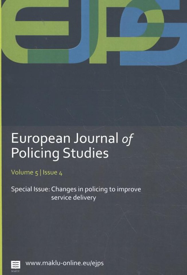 European Journal of Policing Studies