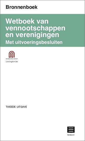 Bronnenboek Wetboek vennootschappen en verenigingen - Met uitvoeringsbesluiten