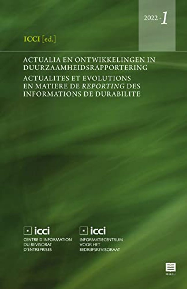 Actualia en ontwikkelingen in duurzaamheidsrapportering - Actualités et évolutions en matière de reporting des informations de durabilité