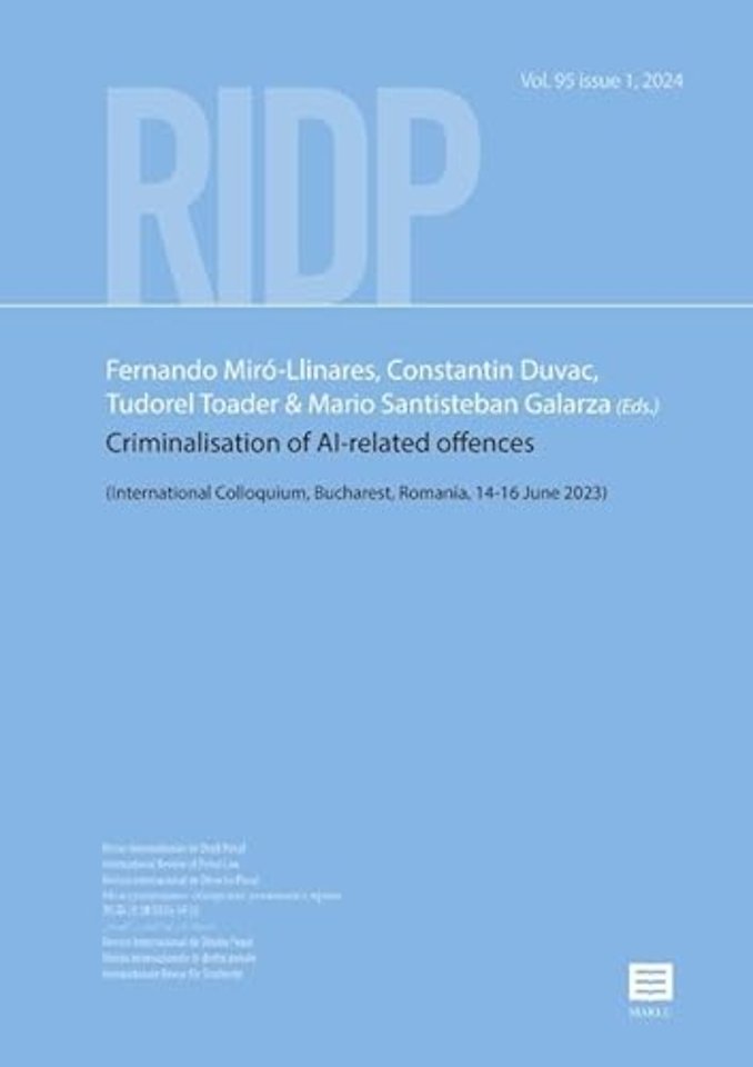 Criminalisation of AI-related offences