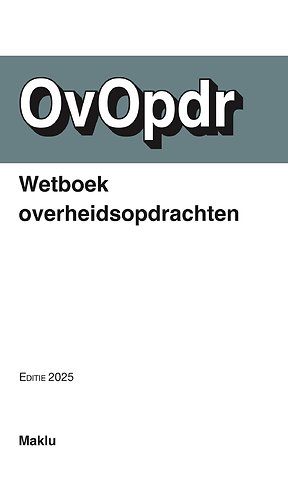 Wetboek overheidsopdrachten 2025