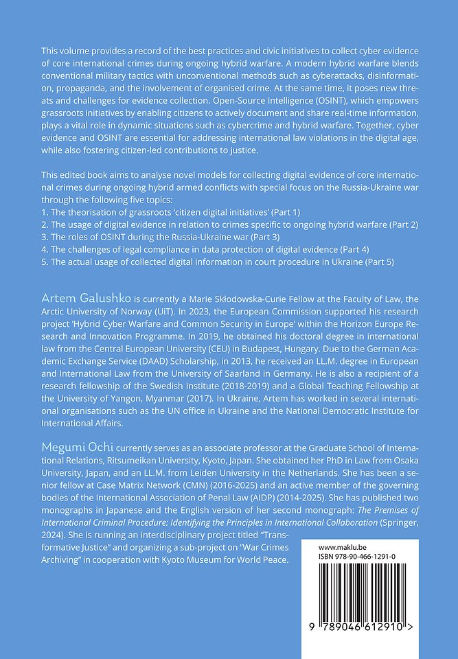 Collecting cyber evidence during ongoing hybrid warfare