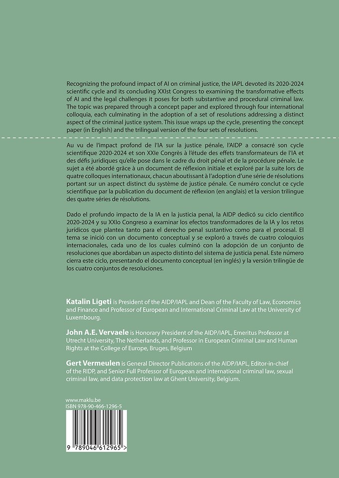 Artificial intelligence and criminal justice