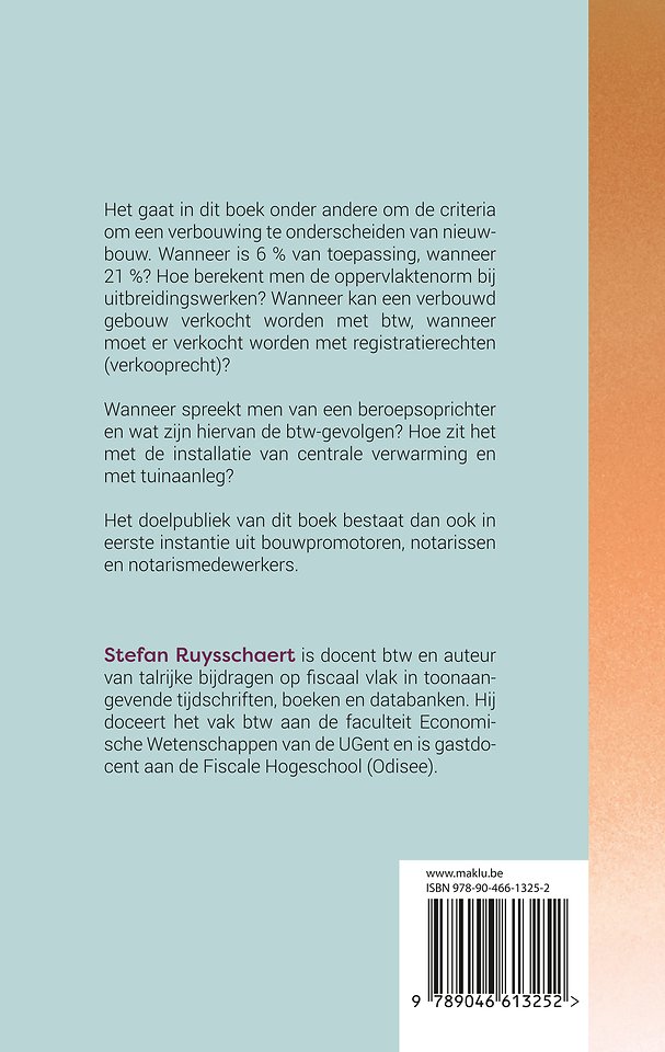 Renovatie en (ver)nieuwbouw