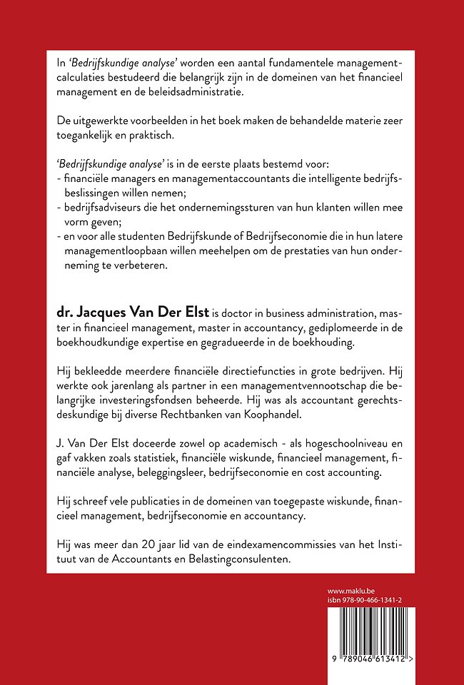 Bedrijfskundige analyse