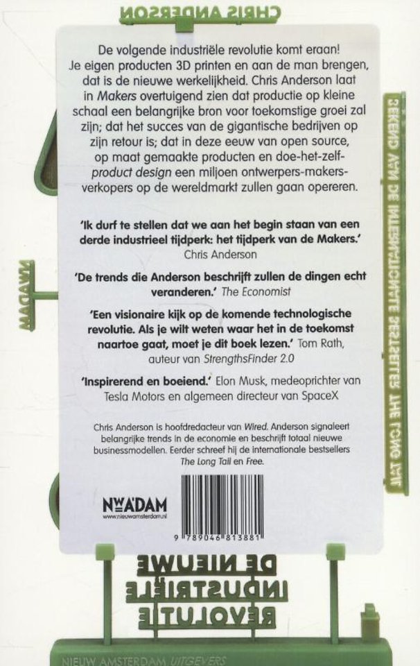 Makers - De Nieuwe Industriële Revolutie