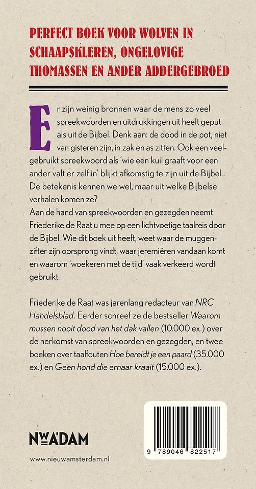 Muggenzifters en zondebokken