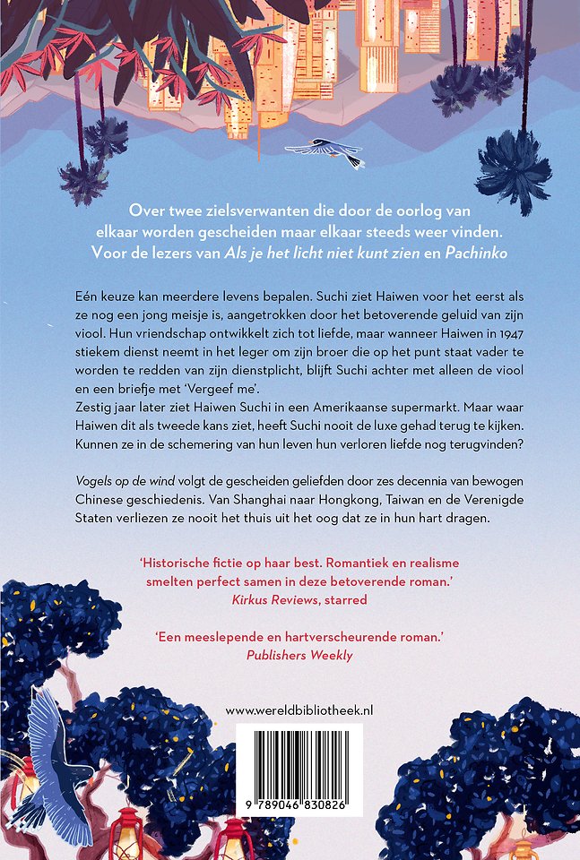 Vogels op de wind