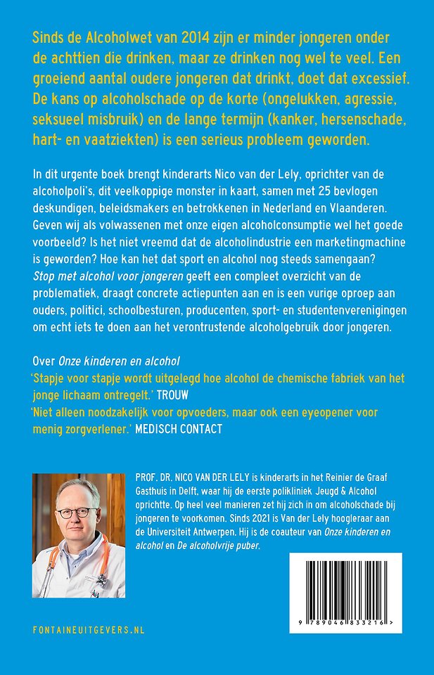 Stop met alcohol voor jongeren