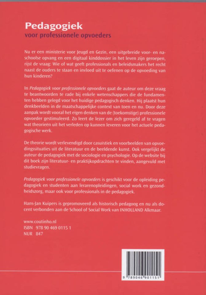 Pedagogiek voor professionele opvoeders