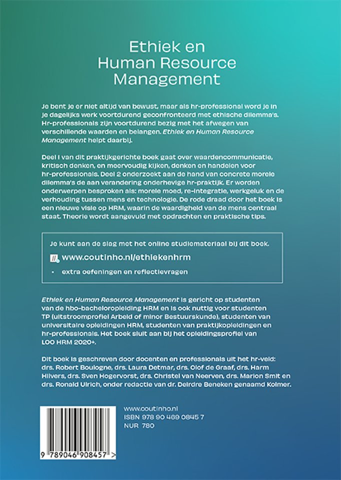 Ethiek en Human Resource Management