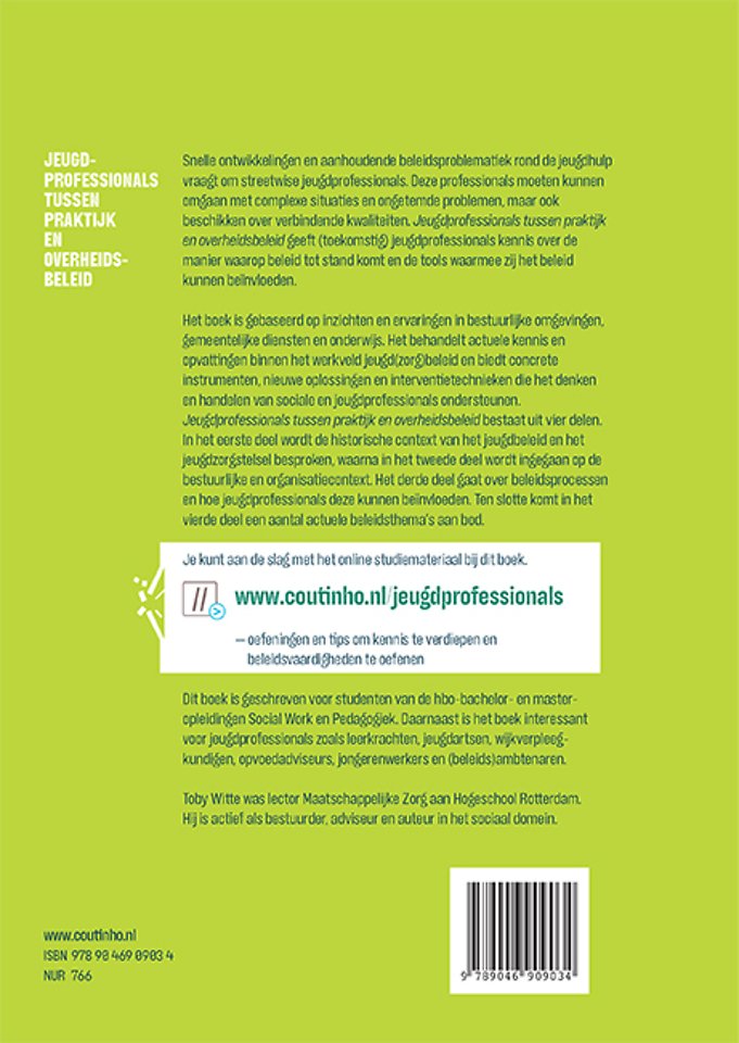Jeugdprofessionals en transformerend jeugdbeleid