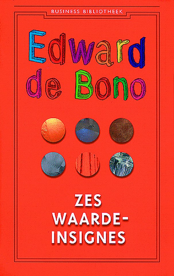 Zes waarde insignes Zes waarde insignes