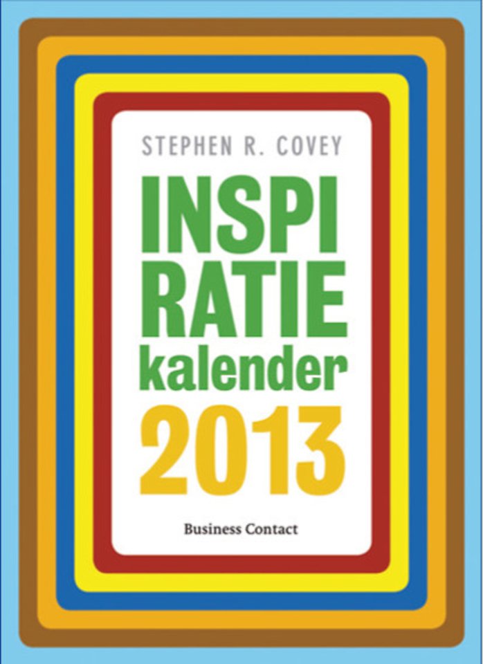 Stephen Covey Inspiratiekalender 2013 Stephen Covey Inspiratiekalender 2013