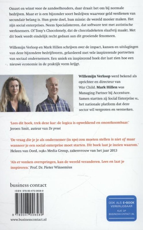 Verbeter de wereld, begin een bedrijf