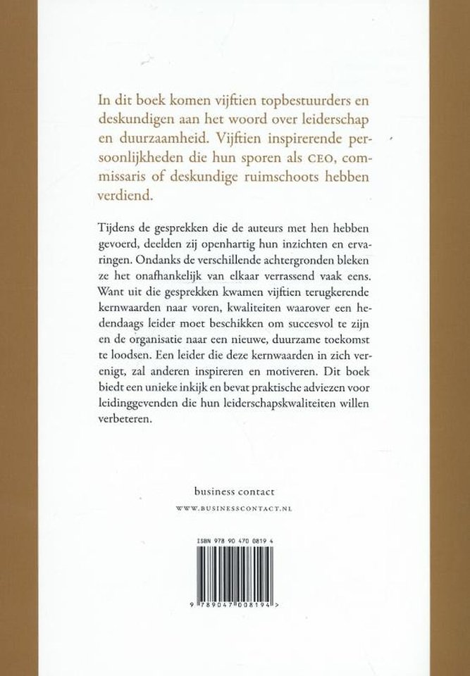 Leidraad voor inspirerend leiderschap